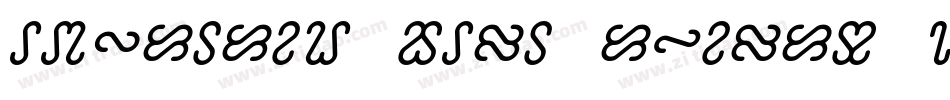 Ophidian Bold Italic 1字体转换